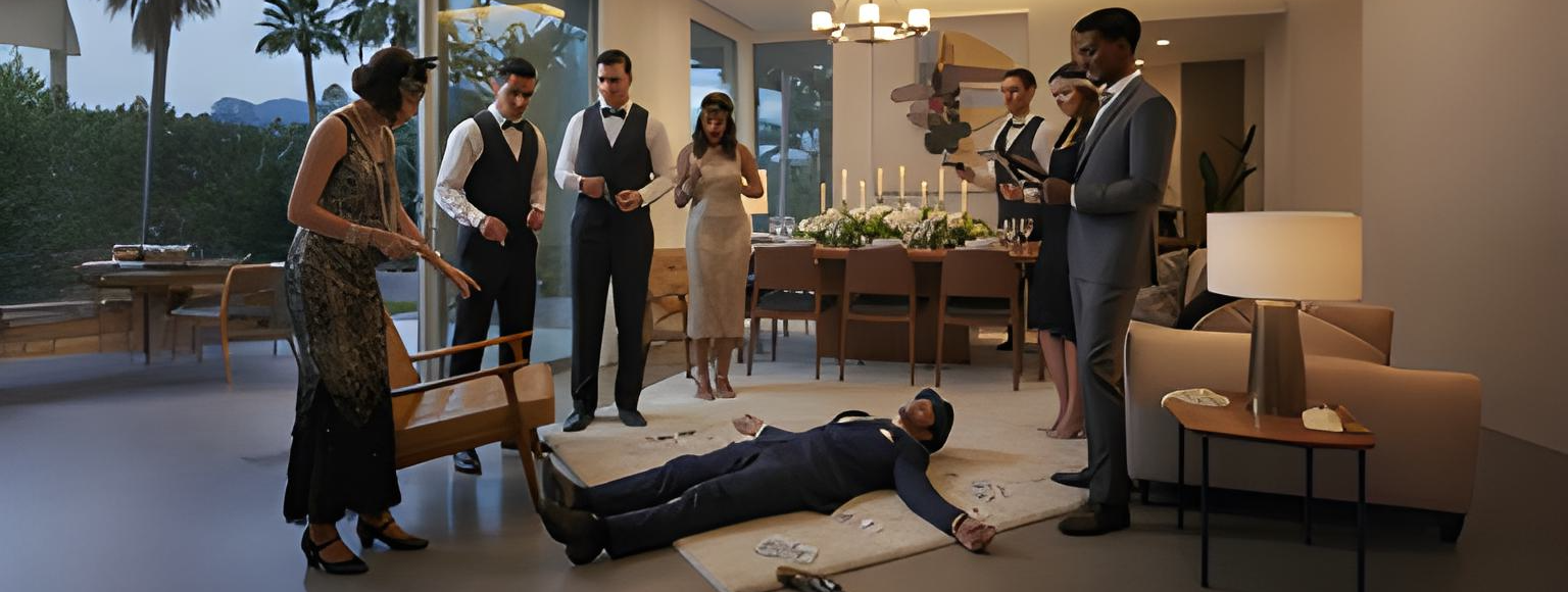 Murder party at home